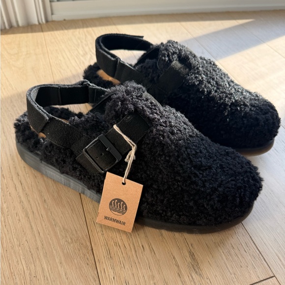 Dr. Martens Jorge II Sherpa Slingback Mule | Black | Men’s 13 / 14| NWT - Picture 6 of 10